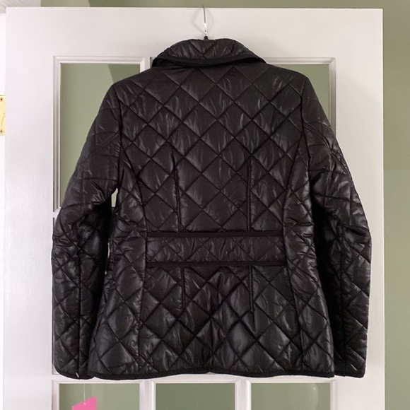 NWT Kate Spade Black Quilted Jacket Style K22738 Size Small Gorgeous! - Picture 3 of 11